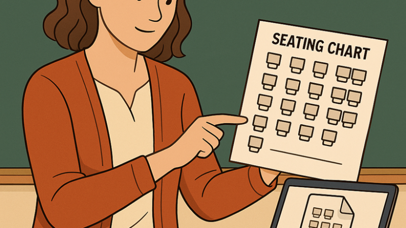 How Teachers Use PDF Seating Charts to Improve Classroom Management